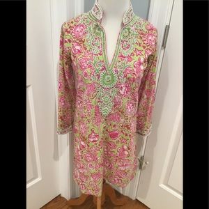 BARBARA GERWIT TUNIC TOP GREAT BEADING XS NWT